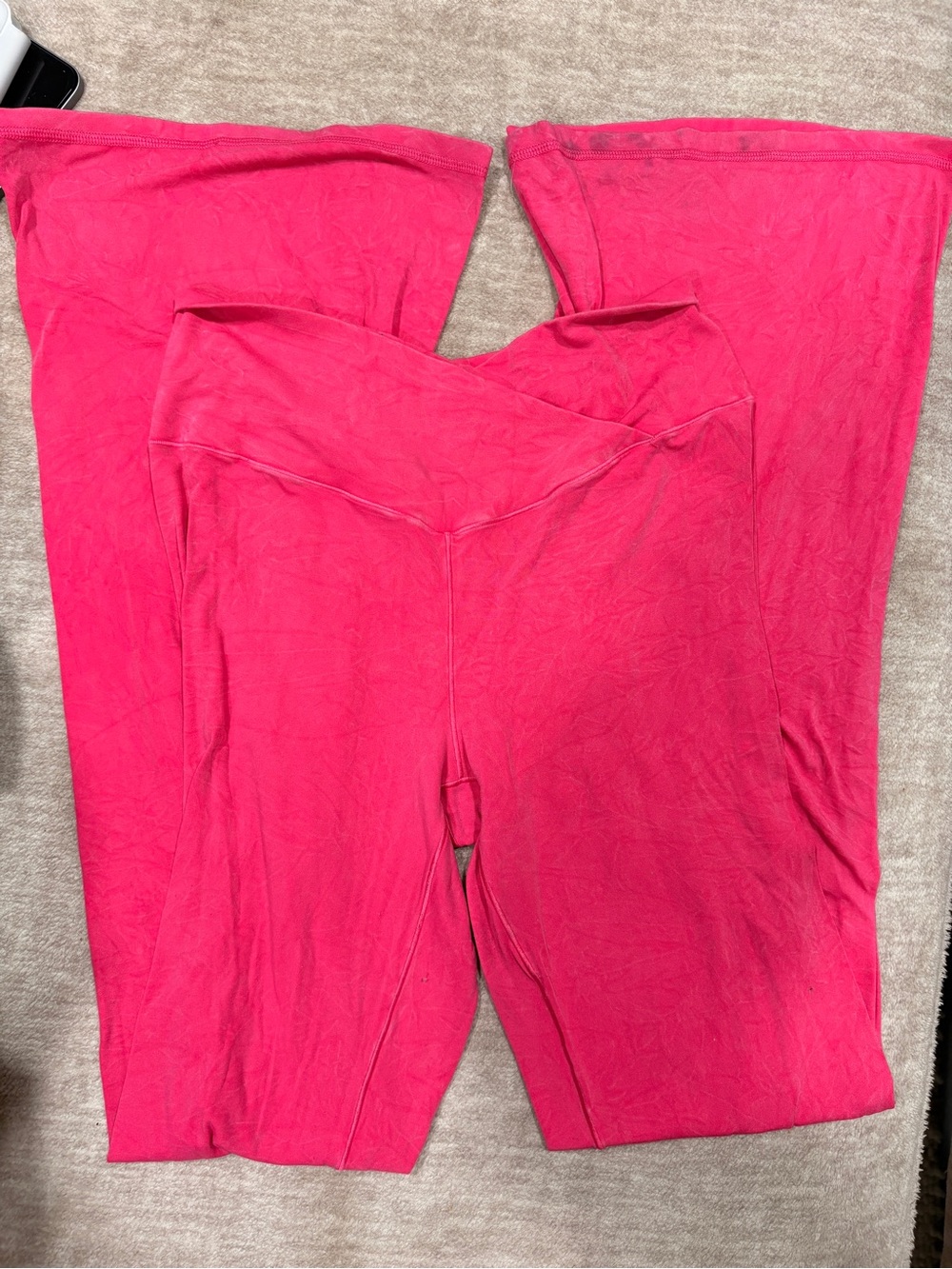 Women’s Aerie Hot Pink Wide-Leg Yoga Pants